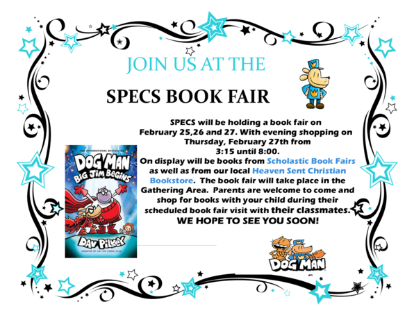 SPECS Bookfair February 2025